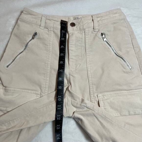 Universal Thread Midrise Corduroy Cargo Wide Leg Pants Size 2 Casual Y2K Neutral - Picture 12 of 13